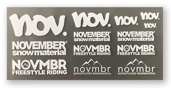 STICKERS | NOVEMBER SNOWMATERIAL